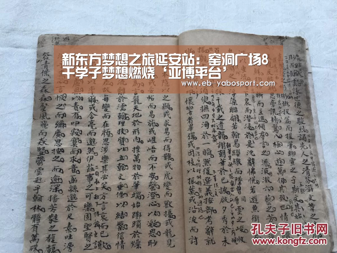 新东方梦想之旅延安站:窑洞广场8千学子梦想燃烧‘亚博平台’(图1) 亚博官网